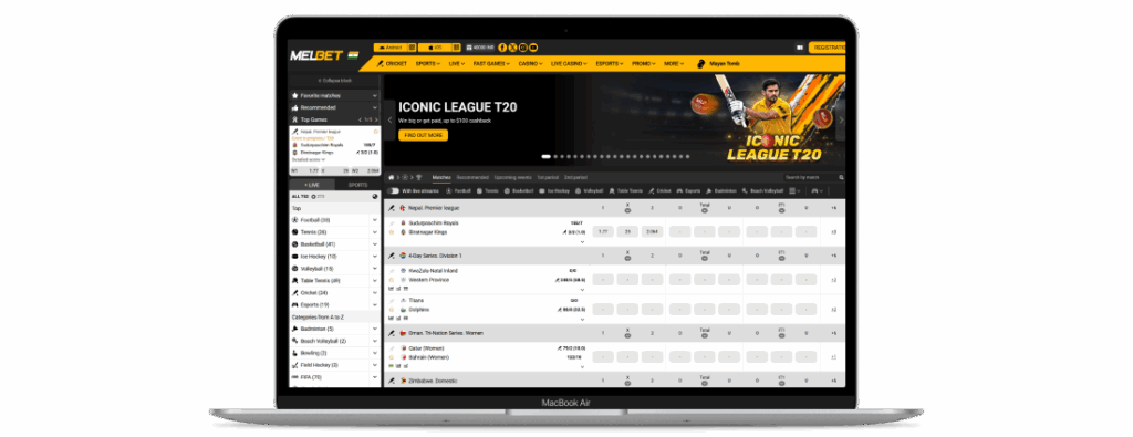 Melbet India — online sports betting and casino platform for Indian players